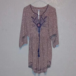 Uncle Frank Leopard Print Dress Size Small